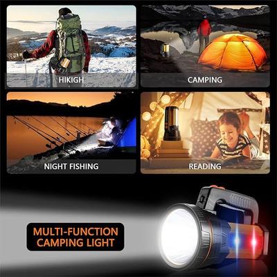 Campingzubehör mieten & vermieten - Handlampe Handscheinwerfer LED Taschenlampe wiederaufladbar LED super hell Strahler Camping Laterne in Elsdorf (Rheinland)