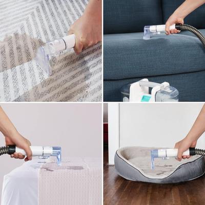 Teppichreiniger mieten & vermieten - Staubsauger Nasssauger für Teppich Sofa Läufer Polster Treppe Auto 400 W 85 dB Weiß/Grau in Elsdorf (Rheinland)