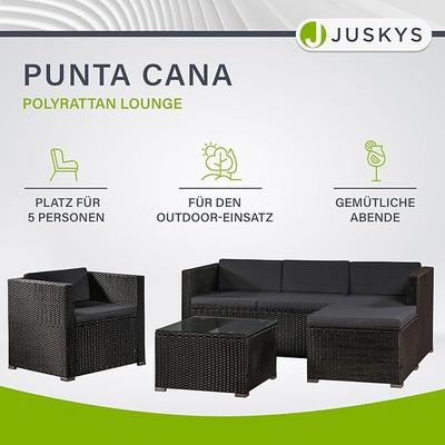 Messemöbel mieten & vermieten - Sitzgruppe Messemöbel Polyrattan Lounge Sofa für 5 Personen Komfortecke für Ihre Kunden in Elsdorf (Rheinland)