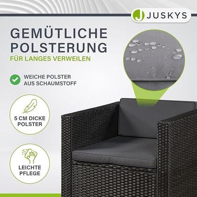 Messemöbel mieten & vermieten - Sitzgruppe Messemöbel Polyrattan Lounge Sofa für 5 Personen Komfortecke für Ihre Kunden in Elsdorf (Rheinland)