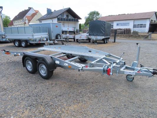 Autoanhänger mieten & vermieten - PKW Anhänger, Autotransporter, Mietanhänger, 100 km/h, 2,7t in Wolfhagen
