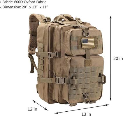 Campingzubehör mieten & vermieten - Trekkingrucksack 40 L Militärischer Taktischer Rucksack US Cooper Rucksack Army Assault Pack 3-Tage in Elsdorf (Rheinland)