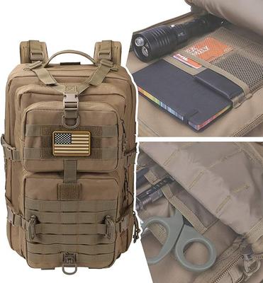 Campingzubehör mieten & vermieten - Trekkingrucksack 40 L Militärischer Taktischer Rucksack US Cooper Rucksack Army Assault Pack 3-Tage in Elsdorf (Rheinland)