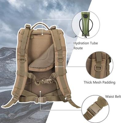Campingzubehör mieten & vermieten - Trekkingrucksack 40 L Militärischer Taktischer Rucksack US Cooper Rucksack Army Assault Pack 3-Tage in Elsdorf (Rheinland)