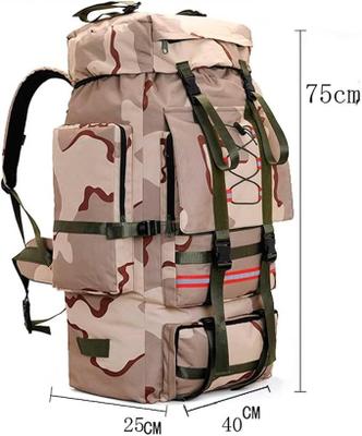 Campingzubehör mieten & vermieten - Wanderrucksack 130 L Reiserucksack gr Kapazität Camping Wandern Überlebensrucksack Trekkingrucksack in Elsdorf (Rheinland)
