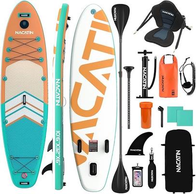 Campingzubehör mieten & vermieten - Stand Up Paddle Board mit Kajak-Umbausatz aufblasbar komplettes SUP-Set für Erwachsene mit Einzel in Elsdorf (Rheinland)