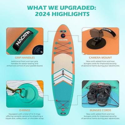 Campingzubehör mieten & vermieten - Stand Up Paddle Board mit Kajak-Umbausatz aufblasbar komplettes SUP-Set für Erwachsene mit Einzel in Elsdorf (Rheinland)