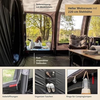 Camping Zelte mieten & vermieten - Aufblasbares Zelt Luftzelt Aufblaszelt Familienzelt 6 Personen Sleeper-Technologie 4000 mm in Elsdorf (Rheinland)