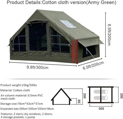 Camping Zelte mieten & vermieten - Sportzelt aufblasbares Zelt Campingzelt wasserdichtes Hauszelt Stehhöhenhaus Wohnzelt Zeltvilla in Elsdorf (Rheinland)