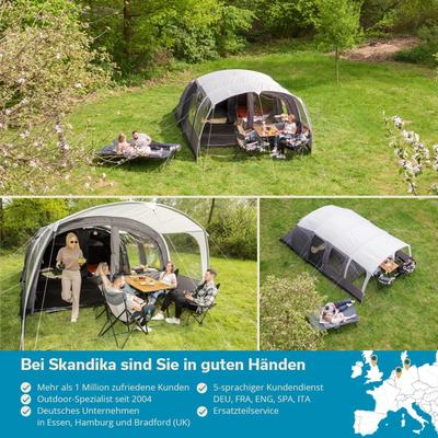 Camping Zelte mieten & vermieten - Luftzelt Aufblaszelt Zelt aufblasbar Familienzelt Campingzelt 6 Personen 8700 x 5300 x 2200 mm in Elsdorf (Rheinland)