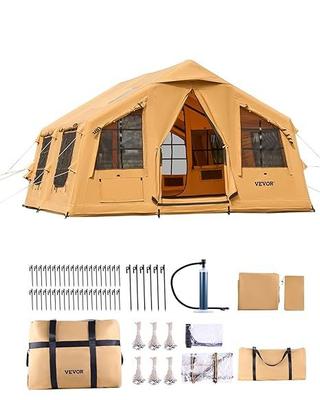 Camping Zelte mieten & vermieten - Glampingzelt aufblasbar aufblasbares Zelt für Camping 8-12 Personen mit Handpumpe 4,8 x 3,6 x 2,2 m in Elsdorf (Rheinland)