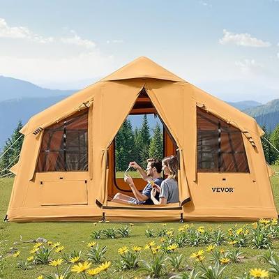 Camping Zelte mieten & vermieten - Glampingzelt aufblasbar aufblasbares Zelt für Camping 8-12 Personen mit Handpumpe 4,8 x 3,6 x 2,2 m in Elsdorf (Rheinland)