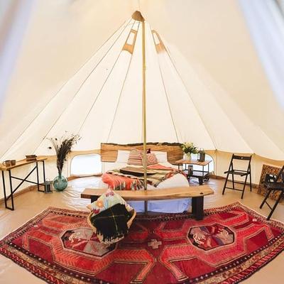 Camping Zelte mieten & vermieten - Glockenzelt 5 m Jurte Luxus Glamping Familien-Camping Baumwoll-Canvas im Freien wasserdicht in Elsdorf (Rheinland)