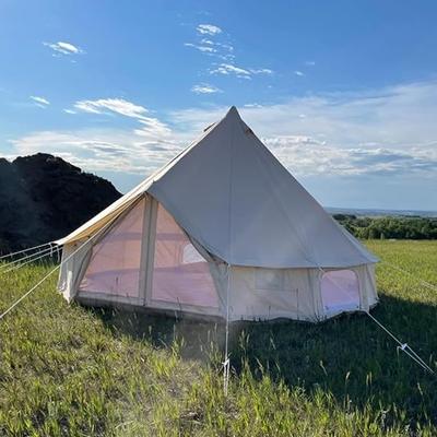 Camping Zelte mieten & vermieten - Glockenzelt 5 m Jurte Luxus Glamping Familien-Camping Baumwoll-Canvas im Freien wasserdicht in Elsdorf (Rheinland)