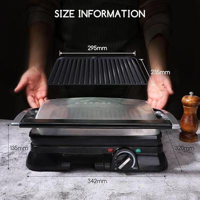 Grill & Ofen mieten & vermieten - Panini-Grill Sandwichmaker Sandwichgrill 2000 Watt Edelstahl Antihaftbeschichtung Öffnung 180 Grad in Elsdorf (Rheinland)