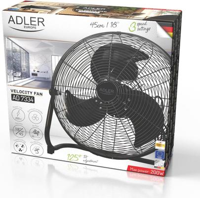 Windmaschine mieten & vermieten - Ventilator Standventilator Windmaschine 45 cm 200 W Chrom 3 Geschwindigkeiten Aluminiumflügel leise in Elsdorf (Rheinland)