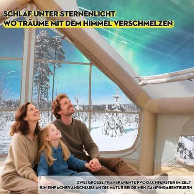 Camping Zelte mieten & vermieten - Aufblasbares Campingzelt Unterstand für 2–4 Personen 4-Jahreszeiten-Zelt 300 x 210 x 200 cm in Elsdorf (Rheinland)