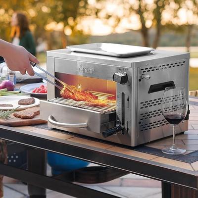 Grill & Ofen mieten & vermieten - Steakgrill Infrarot tragbarer Gasgrill 870°C perfekt für Steak Picknick BBQ 33 x 45 x 30 cm in Elsdorf (Rheinland)