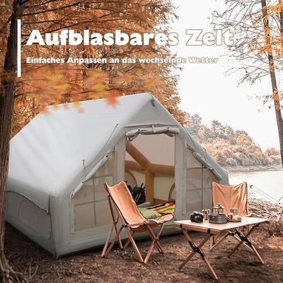 Camping Zelte mieten & vermieten - Glampingzelt aufblasbar 400 x 300 x 210 cm aufblasbares Campingzelt für 4–8 Personen großes Zelt in Elsdorf (Rheinland)