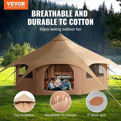 Camping Zelte mieten & vermieten - Canvas-Zelt Glockenzelt Jurtenzelt 5 x 5 x 2,8 m bis zu 10 Personen in Elsdorf (Rheinland)