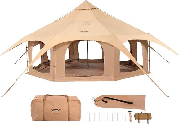Camping Zelte mieten & vermieten - Canvas-Zelt Glockenzelt Jurtenzelt 5 x 5 x 2,8 m bis zu 10 Personen in Elsdorf (Rheinland)