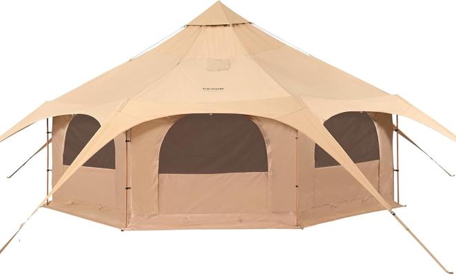 Camping Zelte mieten & vermieten - Canvas-Zelt Glockenzelt Jurtenzelt 5 x 5 x 2,8 m bis zu 10 Personen in Elsdorf (Rheinland)