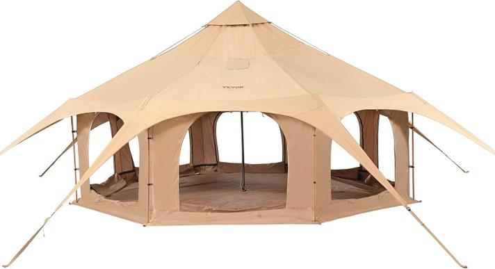 Camping Zelte mieten & vermieten - Canvas-Zelt Glockenzelt Jurtenzelt 5 x 5 x 2,8 m bis zu 10 Personen in Elsdorf (Rheinland)