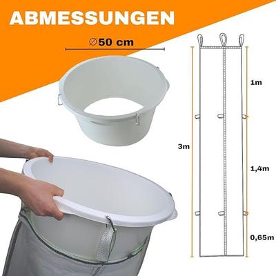 Schuttrutsche mieten & vermieten - Schuttrutsche Bauschuttrutsche Bauschuttentsorgung 6m flexibel 2x3 m Schläuche hohe Standfestigkeit in Elsdorf (Rheinland)