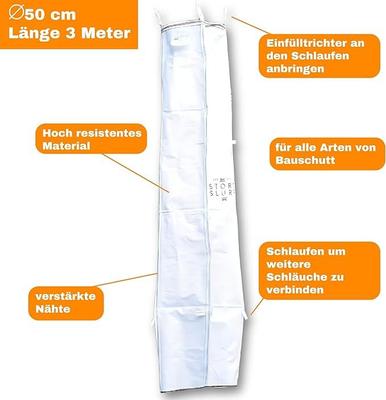Schuttrutsche mieten & vermieten - Bauschuttrutsche Schuttrutsche Bauschuttentsorgung 9 m flexibel 3 x 3 m in Elsdorf (Rheinland)