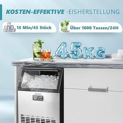Eiswürfelmaschine mieten & vermieten - Eiswürfelbereiter Eiswürfelmaschine Eismaschine 180 Eiswürfel/Stunde 15 kg Speicher 45 kg/24 h in Elsdorf (Rheinland)