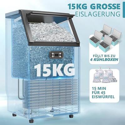 Eiswürfelmaschine mieten & vermieten - Eiswürfelbereiter Eiswürfelmaschine Eismaschine 180 Eiswürfel/Stunde 15 kg Speicher 45 kg/24 h in Elsdorf (Rheinland)