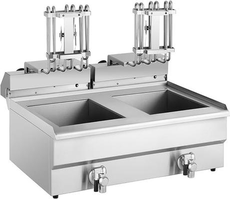 Grill & Ofen mieten & vermieten - Elektro Fritteuse Starkstrom Doppel-Gewerbe-Fettfritteuse 2 x 16 L 2 x 6.000 Watt 380 V Starkstrom in Elsdorf (Rheinland)