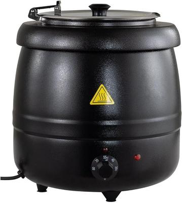 Koch- & Backgeräte mieten & vermieten - Suppentopf Topf Kochtopf Soßentopf elektrisch bis 95 °C 10 Liter schwarz Gastronomiebedarf in Elsdorf (Rheinland)