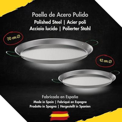 Koch- & Backgeräte mieten & vermieten - Paella-Set Paella-Brenner-Set Butangas 70 cm Paella-Pfanne 90 cm Gasregler Schlauchhalterung in Elsdorf (Rheinland)