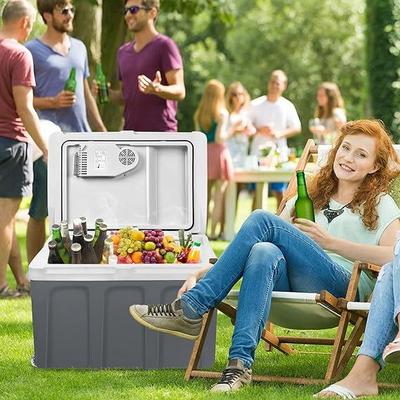 Campingzubehör mieten & vermieten - Kühlbox 48 L mit Rollen tragbarer Mini Kühlschrank 12V 220V thermoelektrische Kühlbox mit Kühl- und in Elsdorf (Rheinland)
