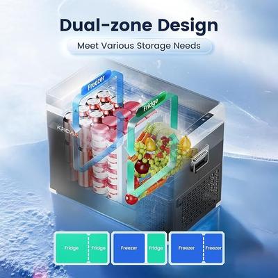 Kühlschrank mieten & vermieten - Tiefkühlbox 40L Kühlbox Dual Zone minus 20°C bis plus 20°C mobile Campingkühlschrank Tiefkühltasche in Elsdorf (Rheinland)