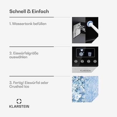 Eiswürfelmaschine mieten & vermieten - Eiswürfel-Maschine Mini-Eiswürfelmaschine 1,8 L Eiswürfelbereiter Crushed Ice und Bullet Ice in Elsdorf (Rheinland)