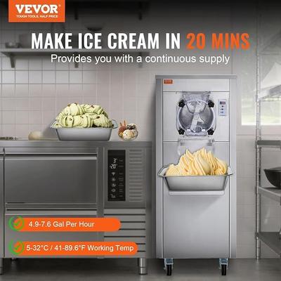 Softeismaschine mieten & vermieten - Gewerbliche Eismaschine Eisbereiter 18 l/h Harteismaschine mit Rädern 6 l Edelstahlzylinder LED in Elsdorf (Rheinland)