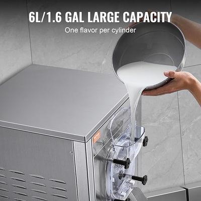 Softeismaschine mieten & vermieten - Gewerbliche Eismaschine Eisbereiter 18 l/h Harteismaschine mit Rädern 6 l Edelstahlzylinder LED in Elsdorf (Rheinland)