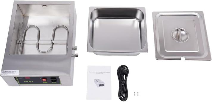 Koch- & Backgeräte mieten & vermieten - Schokoladenschmelztopf 1000 Watt 0-95 °C einstellbar kommerzieller 8kg Schokoladenbrunnen Wasserbad in Elsdorf (Rheinland)