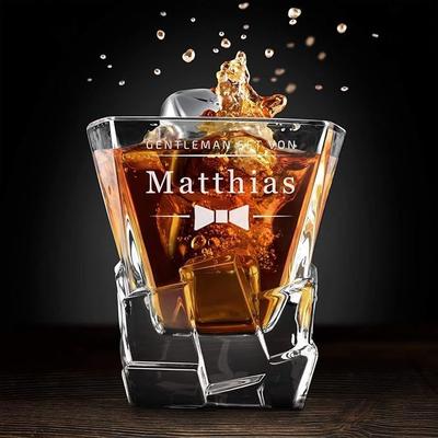 Bar Theke mieten & vermieten - Whiskysteine Set in Holzbox 8 Eiswürfel widerverwendbar Edelstahlzange 2 Whiskygläser in Elsdorf (Rheinland)