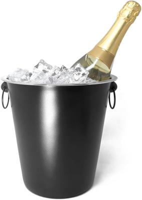 Cocktailbar mieten & vermieten - Weinkühler Sektkühler mit Griffen edles glattes schwarzes Design ideal zum Kühlen von Sekt Wein in Elsdorf (Rheinland)