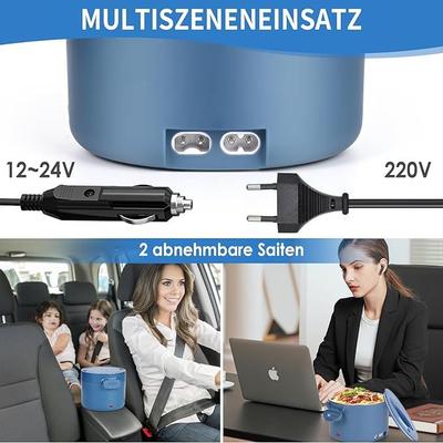 Campingzubehör mieten & vermieten - Thermobehälter 1000 ml elektrische Lunchbox Speisenwärmer Warmhaltebehälter 3 in 1 12V/24V/220V in Elsdorf (Rheinland)