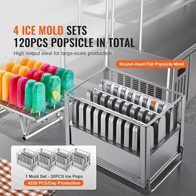 Softeismaschine mieten & vermieten - Eis am Stil kommerzielle Eismaschine 4-Formen-Set 4320 Eis am Stiel/Tag Edelstahl gewerblich in Elsdorf (Rheinland)