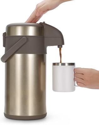 Kaffeemaschinen mieten & vermieten - Pumpkanne 4l Thermoskannen Kaffeespender Kanne Kaffeekanne 4,0 Liter Edelstahl doppelwandig in Elsdorf (Rheinland)