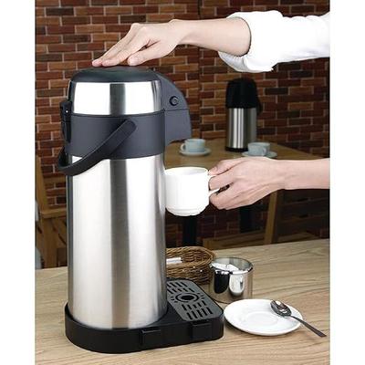 Bar Theke mieten & vermieten - Teekanne Pumpkanne Kaffeekanne Thermoskanne Isolierkanne Airpot 5L 445 x 172 mm Edelstahl Infuser in Elsdorf (Rheinland)