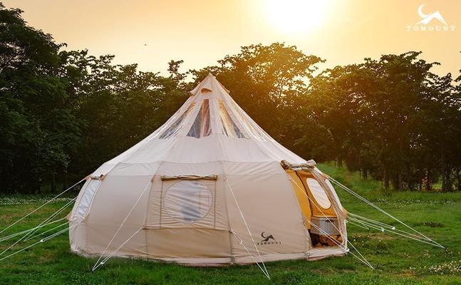 Camping Zelte mieten & vermieten - Tipizelt Jurtenzelt Familienzelt Zwiebelzelt Canvas-Zelt 8-Personen 5x3,15m Segeltuch Pyramidenzelt in Elsdorf (Rheinland)