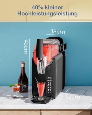 Slush Eis Maschine mieten & vermieten - Slushie-Maschine 24-Stunden-Timer Selbstreinigung Kindersicherung 5 Programme Slushie Cocktail in Elsdorf (Rheinland)