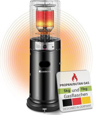 Heizstrahler & Heizpilz mieten & vermieten - Outdoor-Heizstrahler 11 kW Gasbrenner Terrassenheizer Gasbetrieb Terrasse Balkon Garten 5+11 L Gas in Elsdorf (Rheinland)