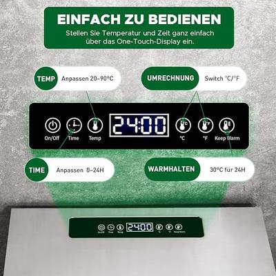 Buffetzubehör mieten & vermieten - Dörrgerät Dörrautomat trocknen Obst Früchten Gemüse u.a. Edelstahl 1000 Watt 10 Stufen mit 30-90°C in Elsdorf (Rheinland)